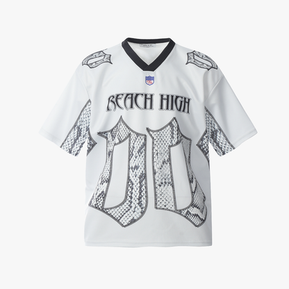 Jersey Style Snake Print T-Shirt