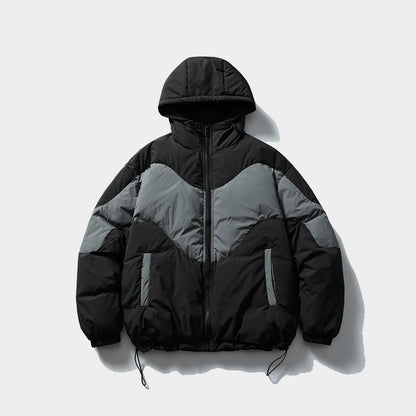 Dual Zone | Oversized Hooded Puffer - Santo 