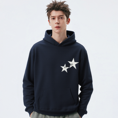 Twinkle Threads | Star Embellished Hoodie - Santo 
