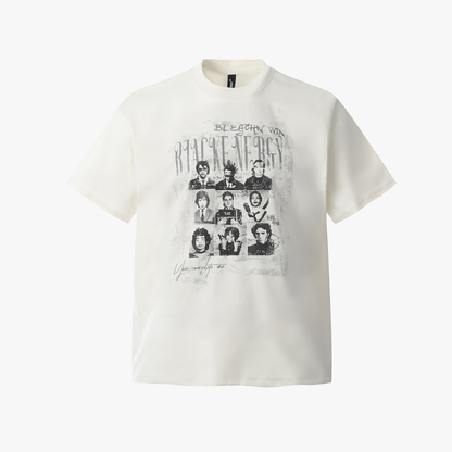 Oversized Gothic Graphic Print T-Shirt