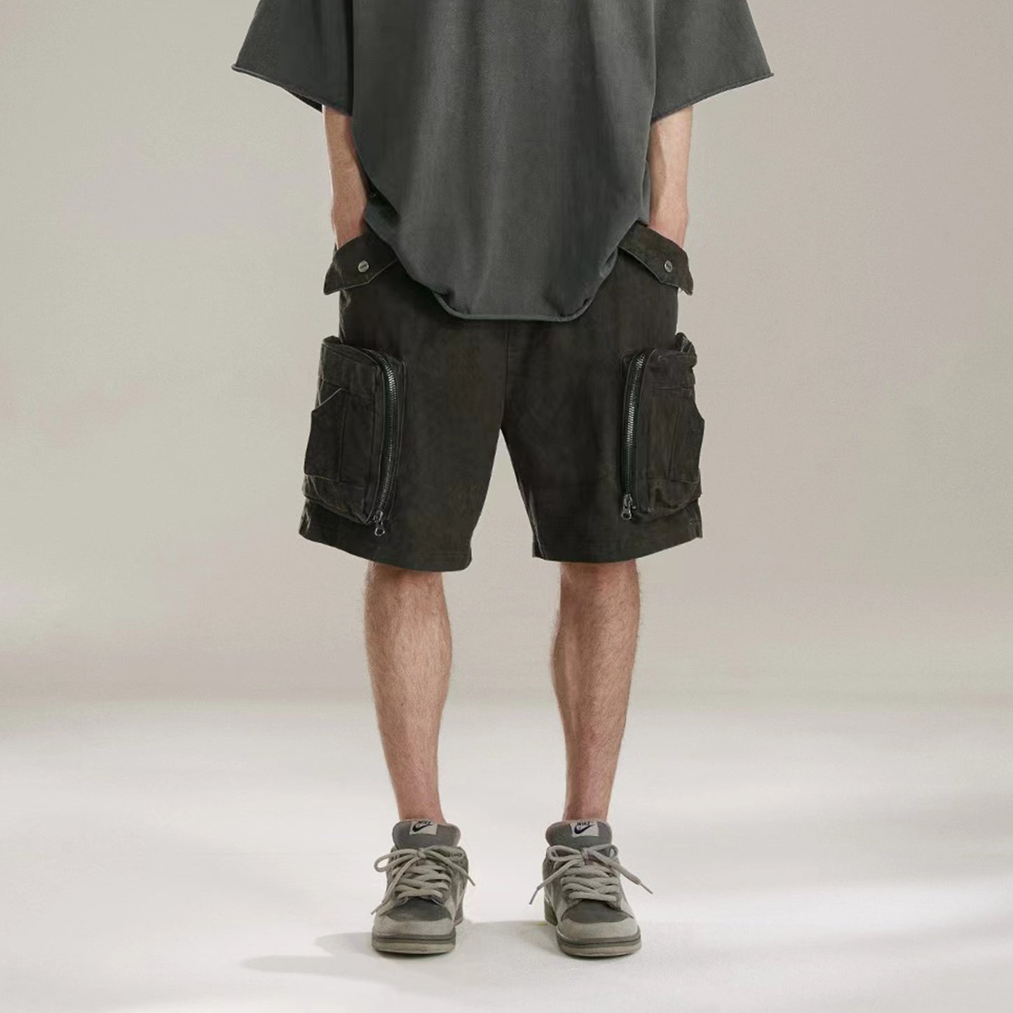 Starlight | Streetwear Star Print Denim Shorts