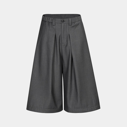 Pleated Design | Baggy Shorts - Santo 