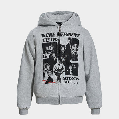 Retro Character Pullover | European American Streetwear Hoodie - Santo 