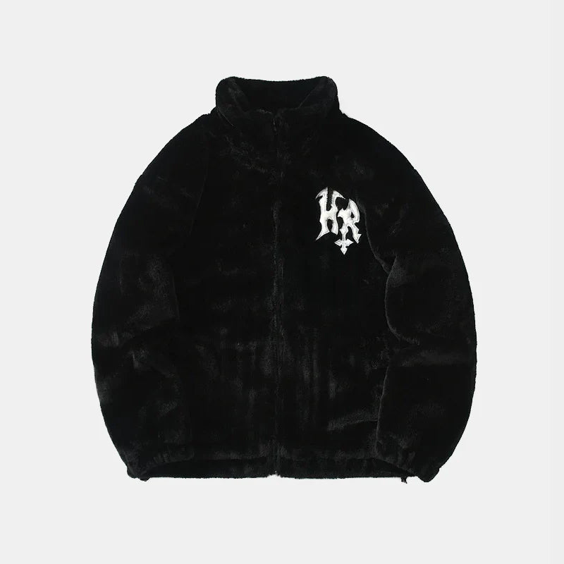 Streetwear Outerwear | Gothic Fur Jacket - Santo 