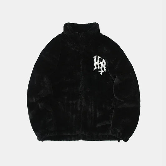 Streetwear Outerwear | Gothic Fur Jacket - Santo 