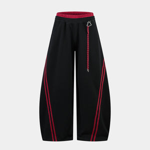 Red Stripe | Loose Street Pants