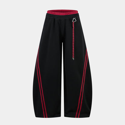 Red Stripe | Loose Street Pants