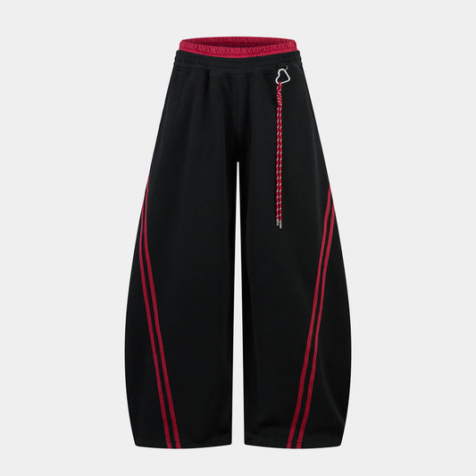 Red Stripe | Loose Street Pants