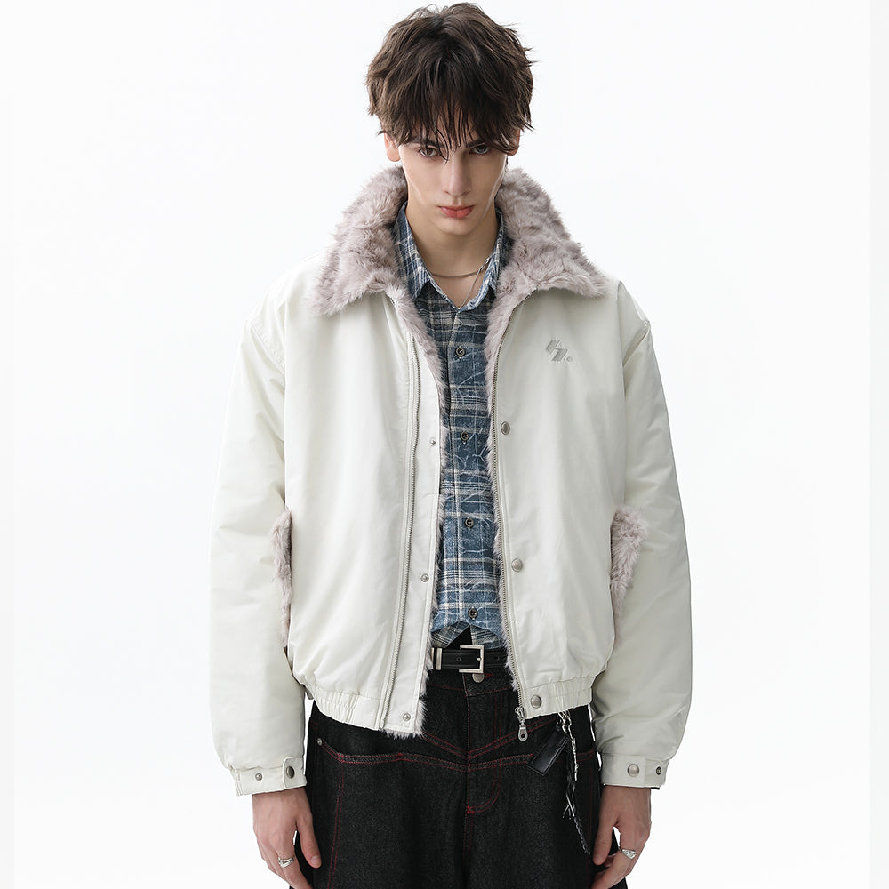 Faux-Fur Collar | Short Winter Jacket