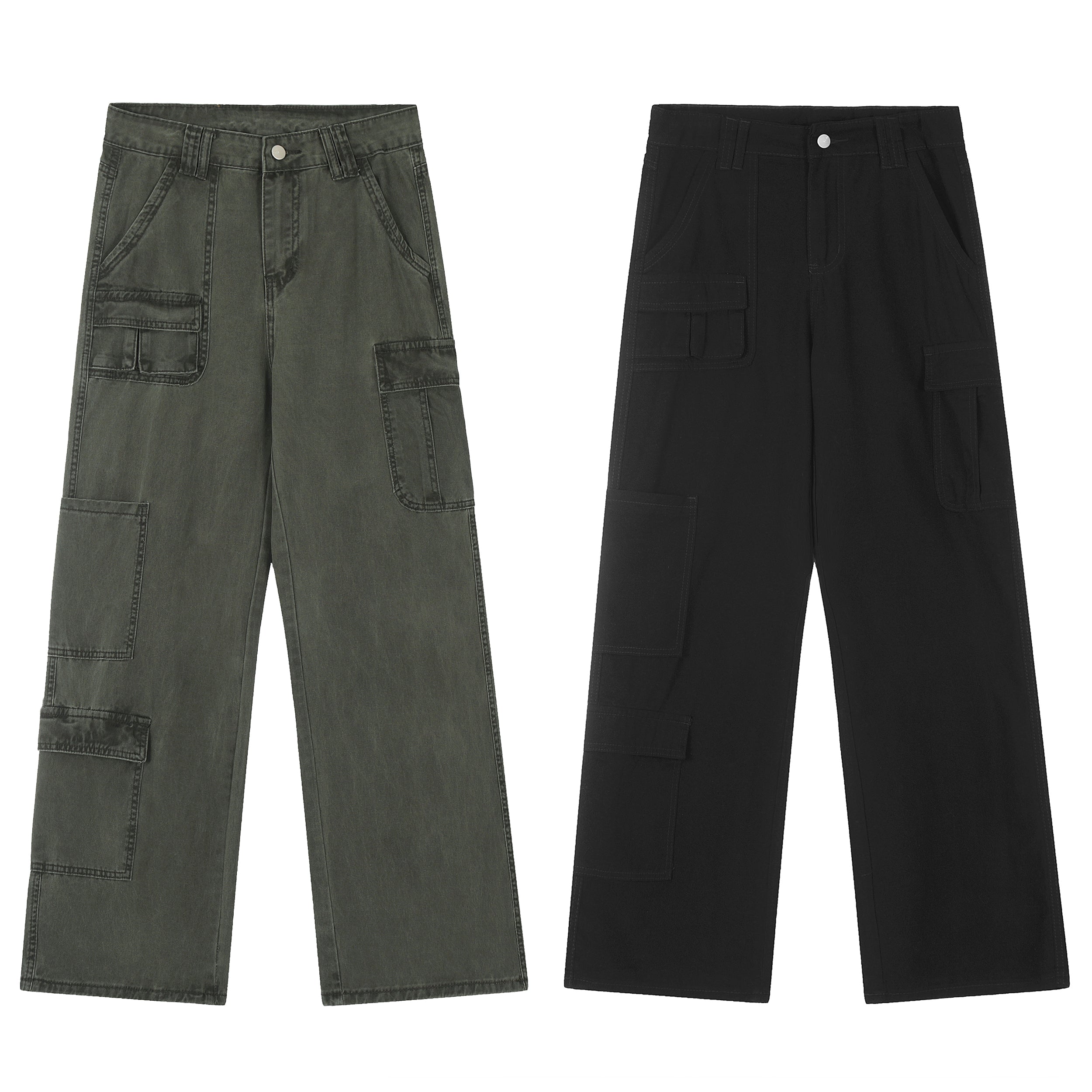 Pantaloni cargo tattici con tasca semplice