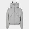 Horned Studded Jacket | Zip Up Streetwear Hoodie