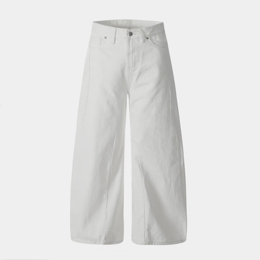 Clean Fit | White Baggy Pants - Santo 