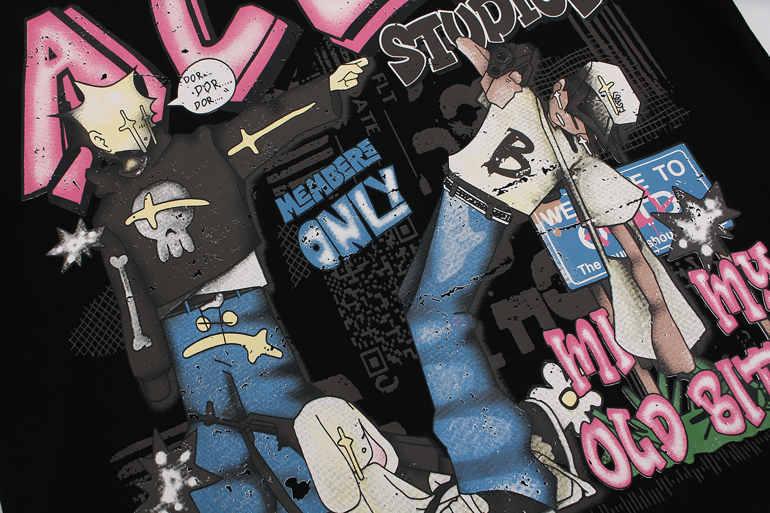 ACGN Graffiti | Graphic Print T-Shirt - Santo 