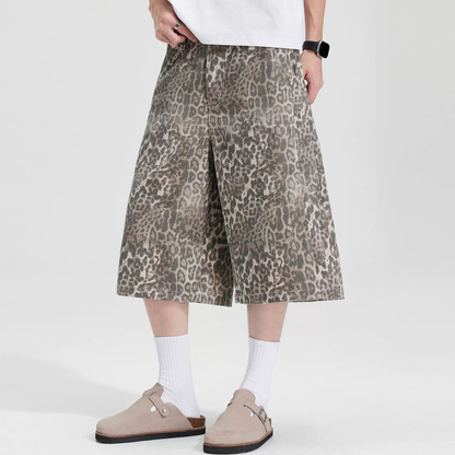 Starlight | Streetwear Star Print Denim Shorts