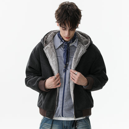 Reversible Plush | Hooded Winter Jacket