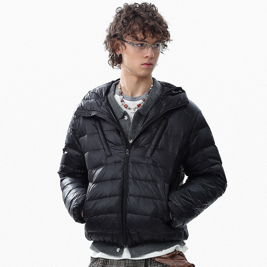 Structured Quilted | Hooded Puffer Jacket