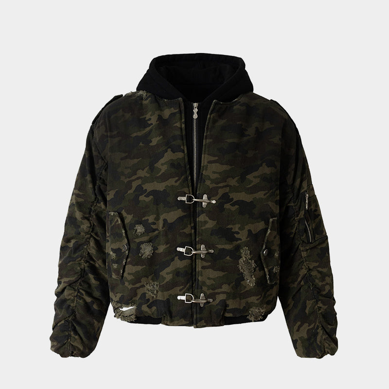 Giacca bomber in ecopelle Fang