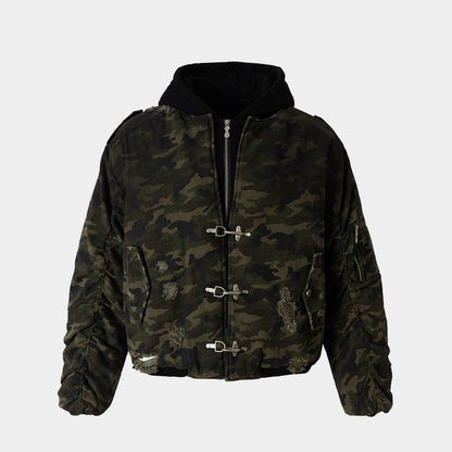 Giacca bomber in ecopelle Fang