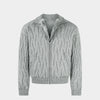 Textured Fleece | Knit Zip Jacket