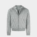 Textured Fleece | Knit Zip Jacket