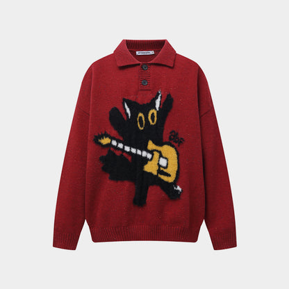 Shattered Skull | Urban Gothic Strickpullover