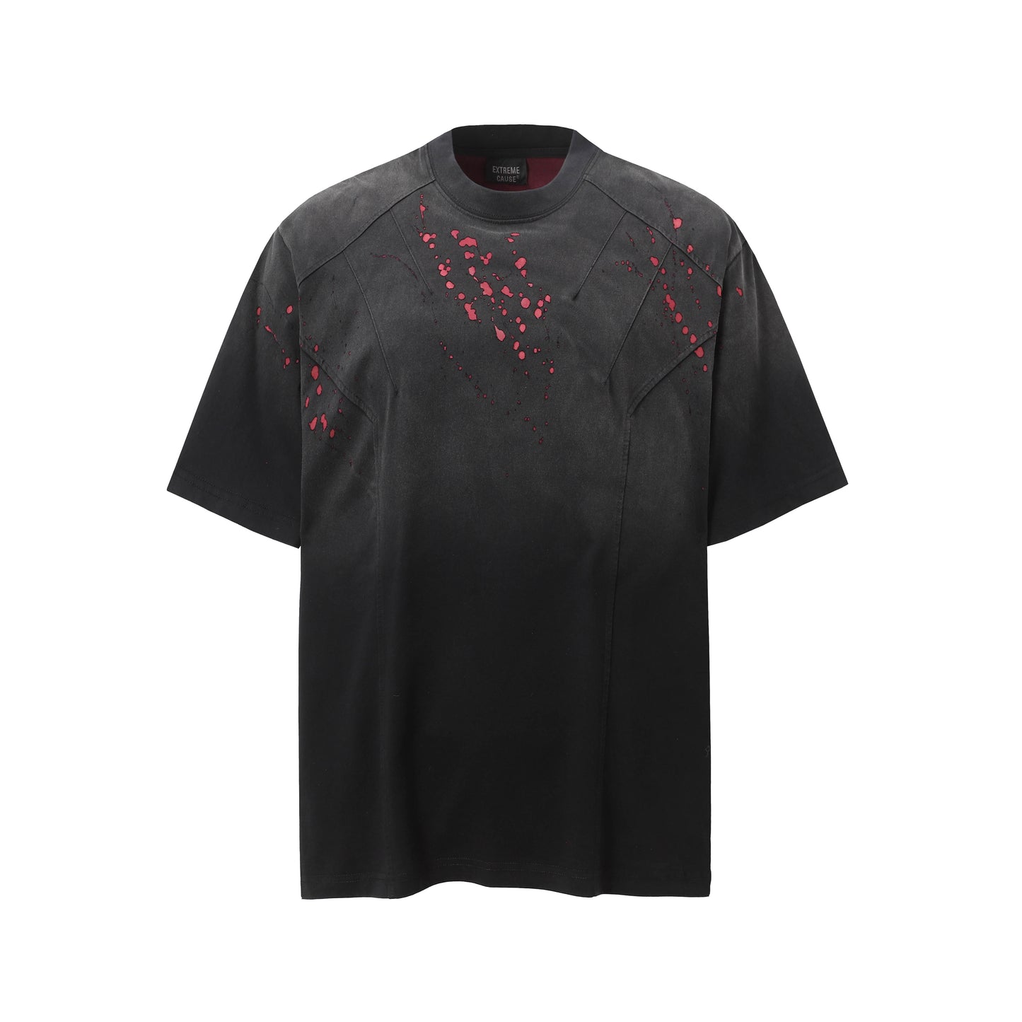 Splatter Graphic | Black T-Shirt - Santo 