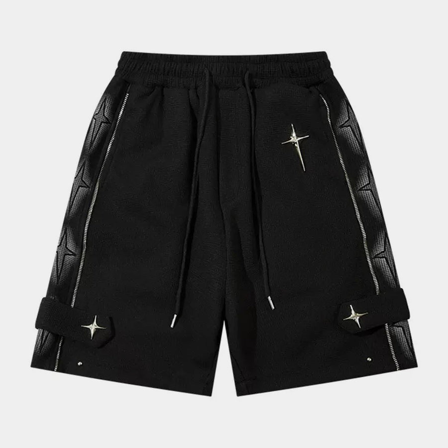 Star | Zip Up Shorts