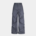 Pleated Casual Trousers | Adjustable Belt Streetwear Pants - Santo 