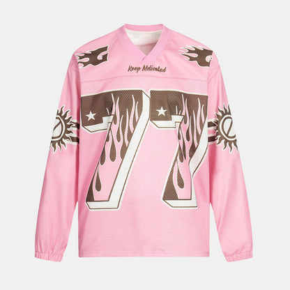 Poloshirt mit Tarnmuster und Knopfleiste