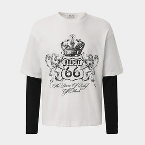 Long Sleeve Streetwear Top | Patchwork Color Block Sweatshirt - Santo 