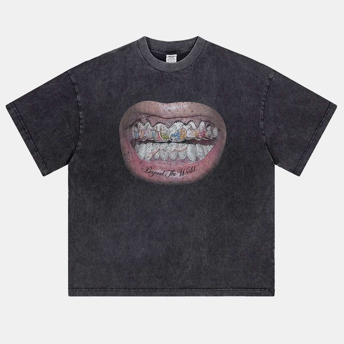 Mouth Graphic Print | Hip Hop T-Shirt
