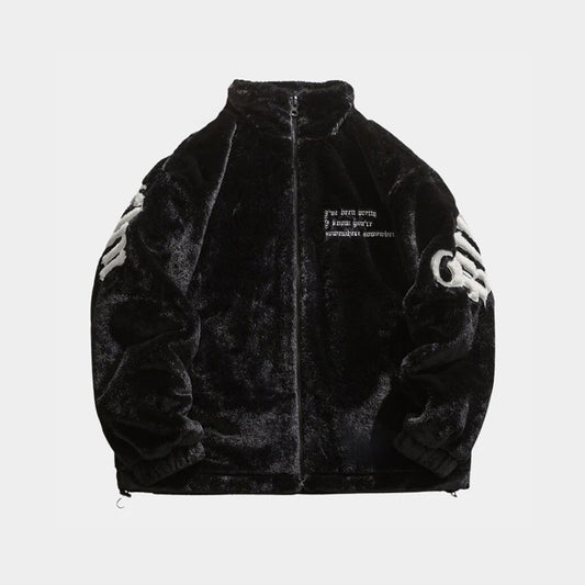 Streetwear Outerwear | Gothic Fleece Jacket - Santo 