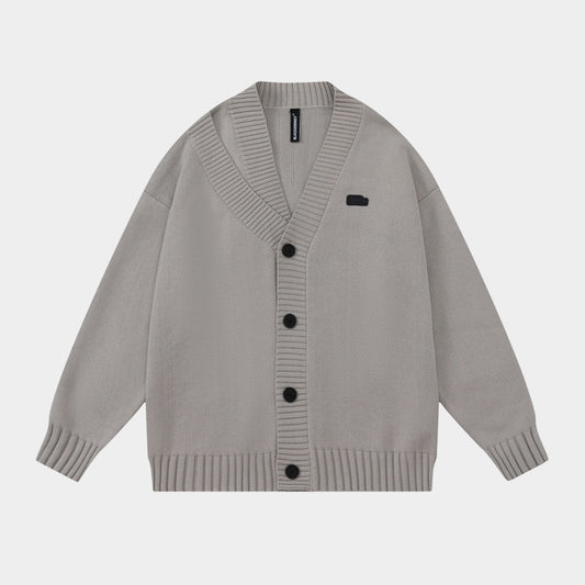 Vintage Textured| Patchwork Knit Cardigan