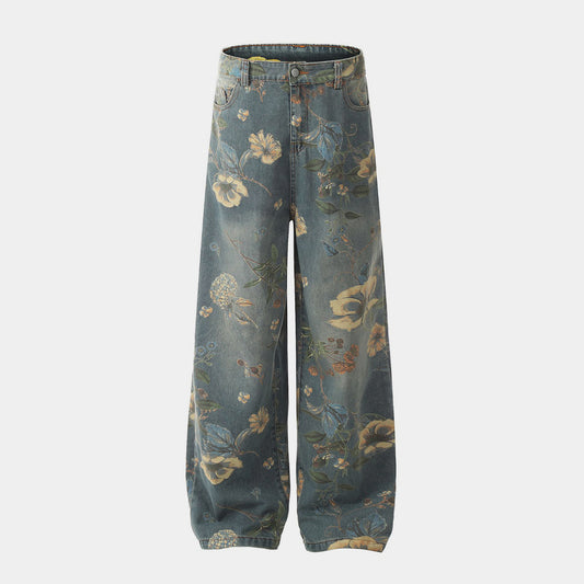 Floral Vintage Print | Carpenter Jeans - Santo 