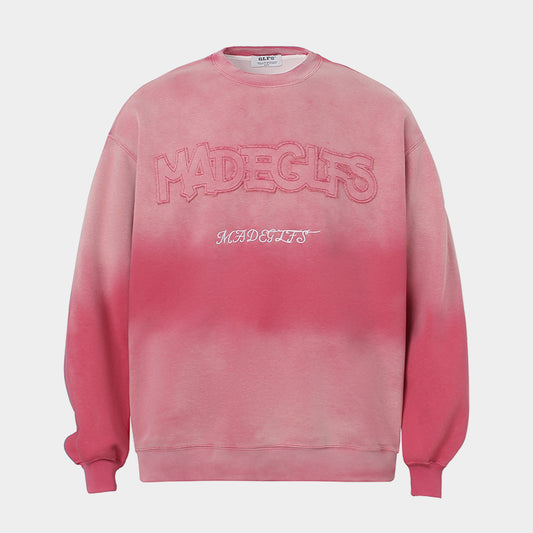 Embroidered Graphic Gradient | Casual Sweatshirt - Santo 