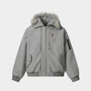 Fur-Trimmed Badge | Hooded Winter Puffer