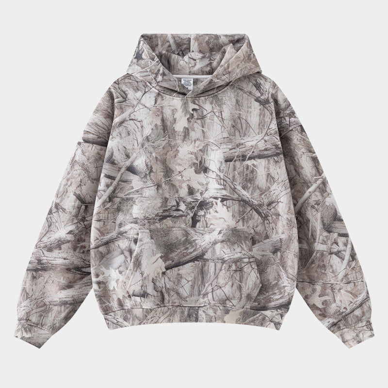 Tree Branch Camo Print | Oversized Hoodie - Santo 