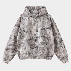 Tree Branch Camo Print | Oversized Hoodie - Santo 