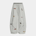 Embroidery | Dog Baggy Barrel Sweatpants