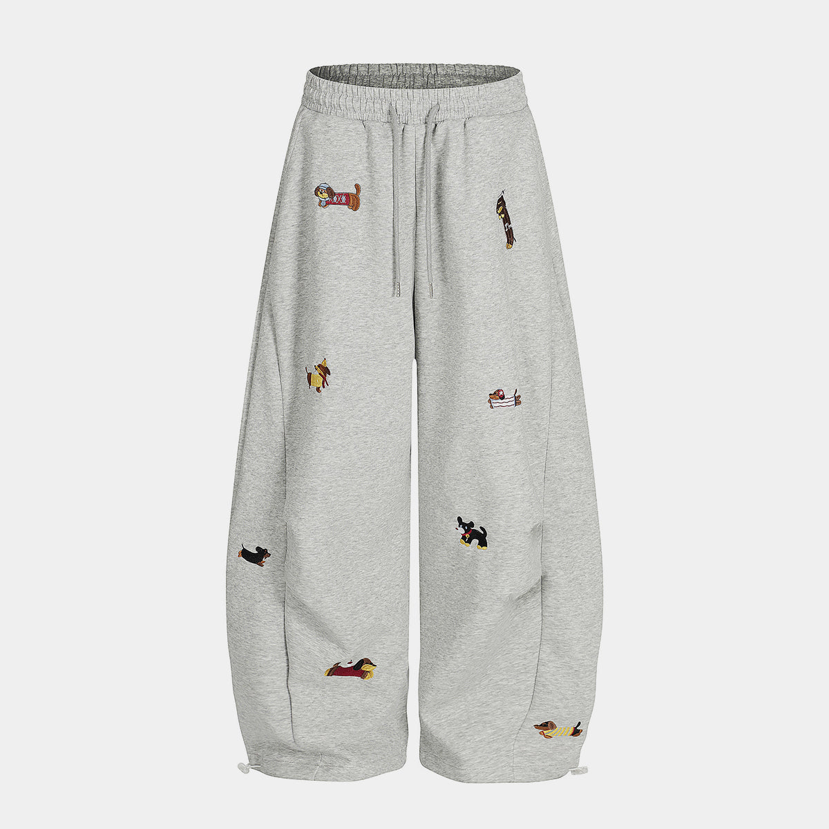 Embroidery | Dog Baggy Barrel Sweatpants