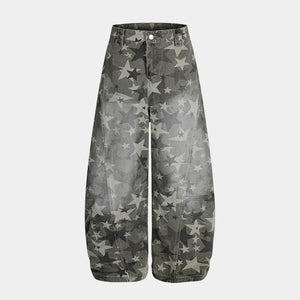 Camouflage | Machete RO Star Wide-Leg Jeans