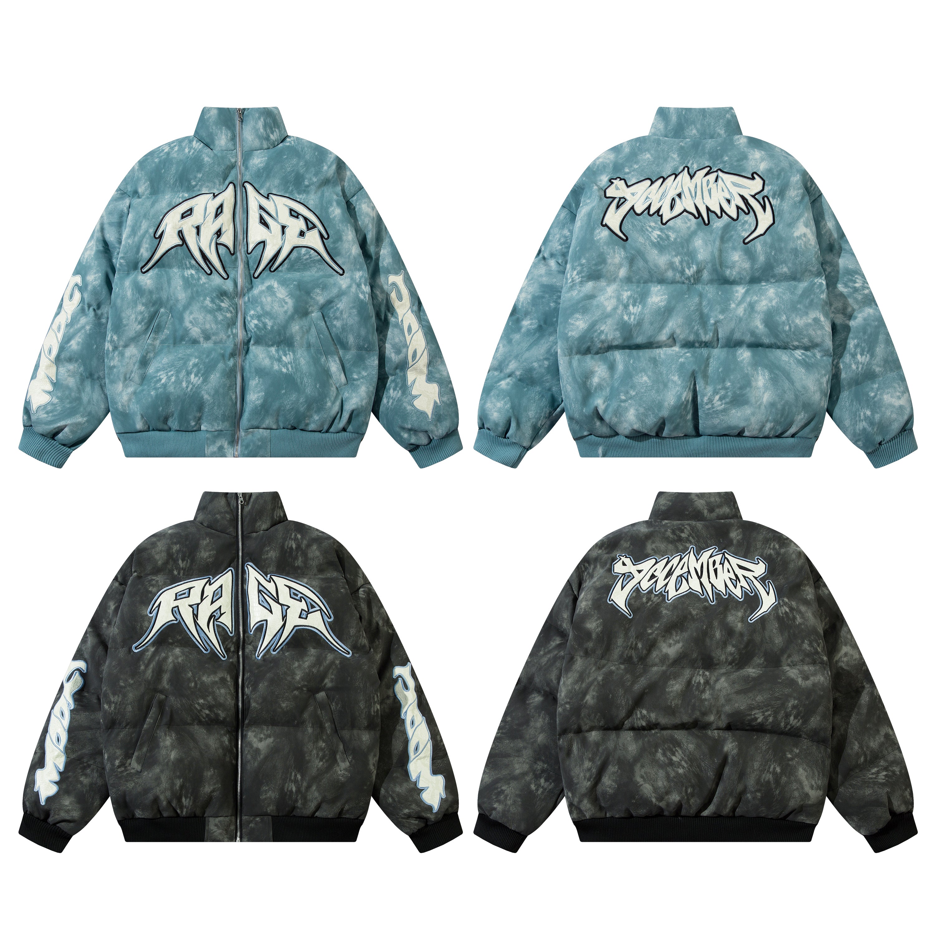 Street Rage | Bold Graphic Puffer