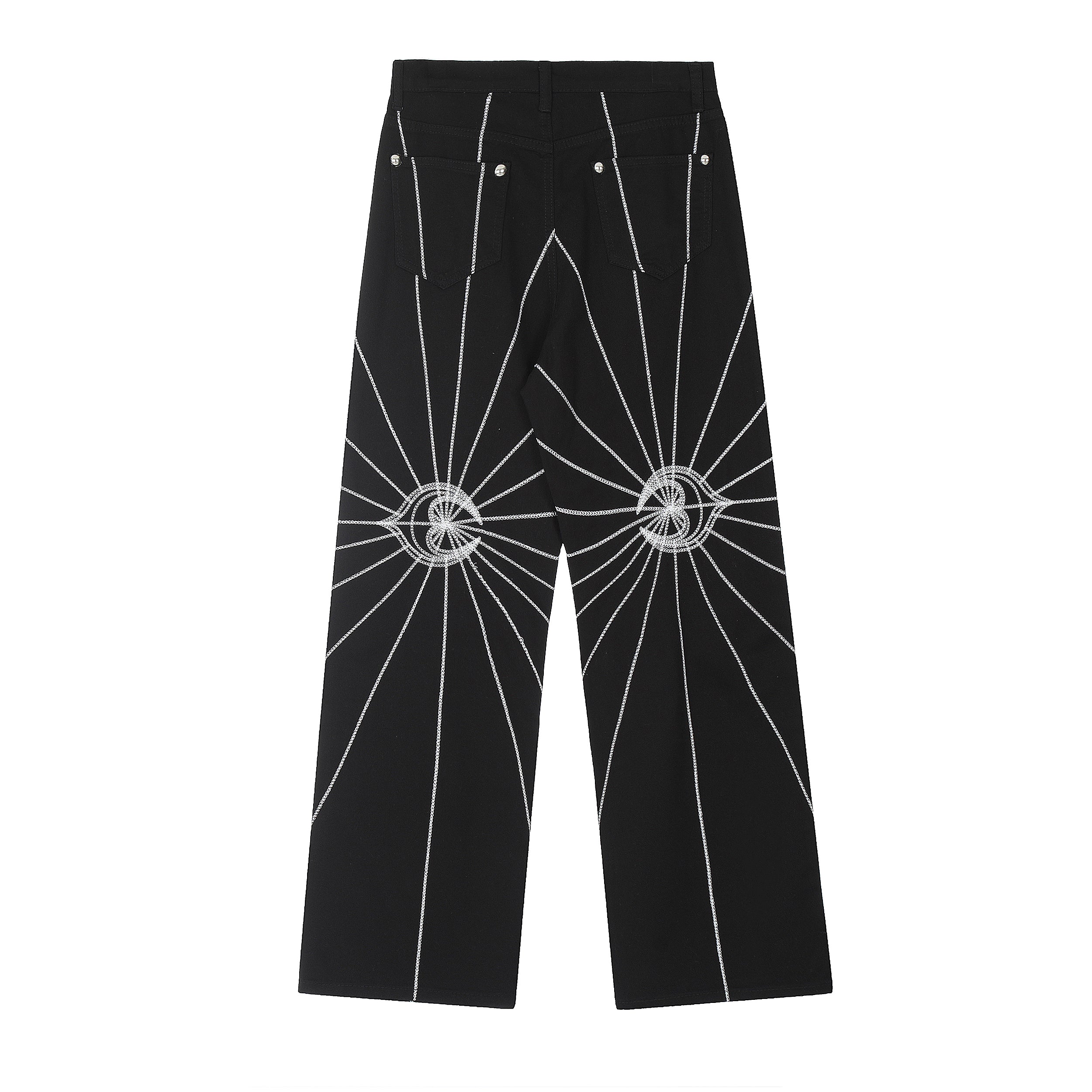 Spider Web | Patterned Jeans