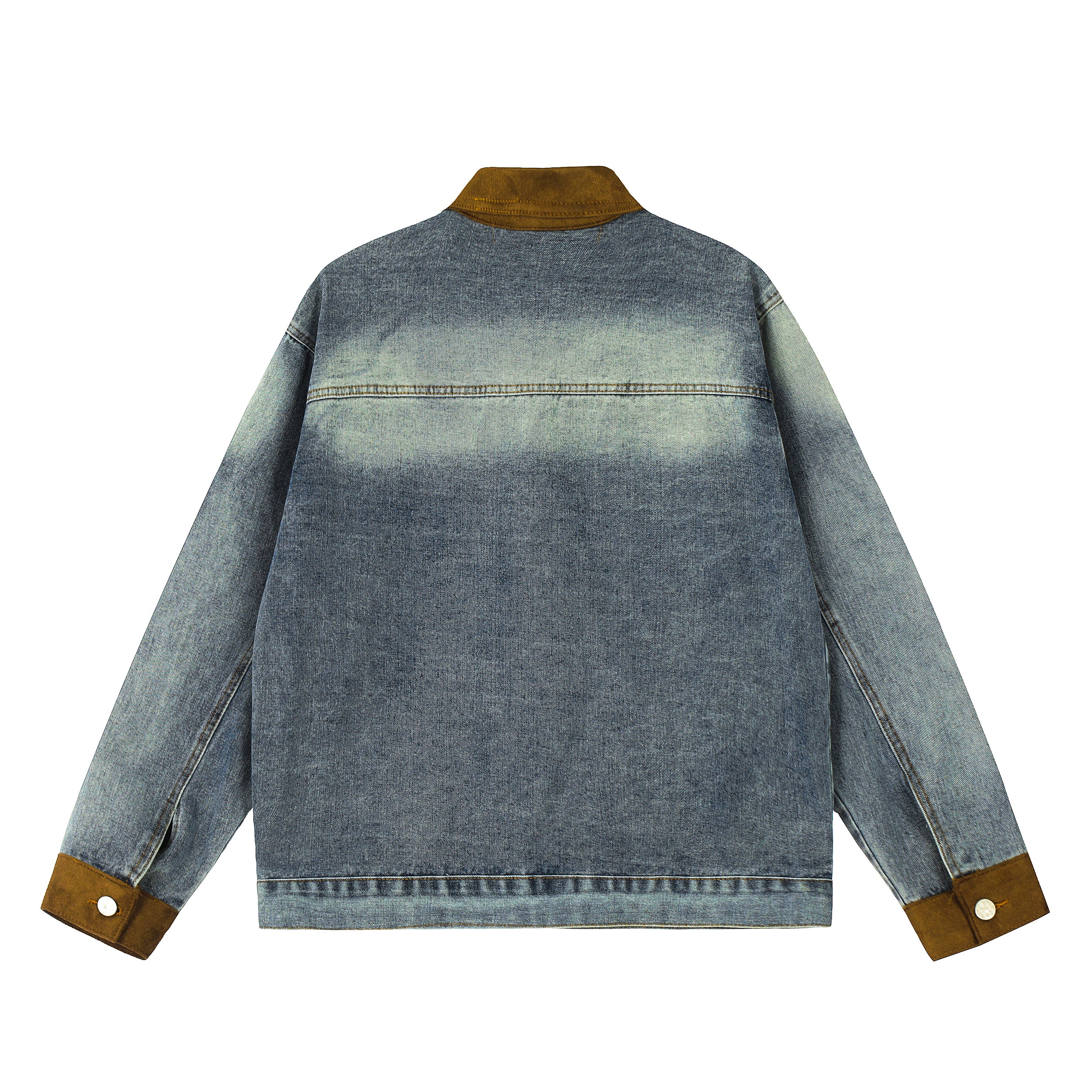 Patch Blend | Retro Patchwork Denim Jacke