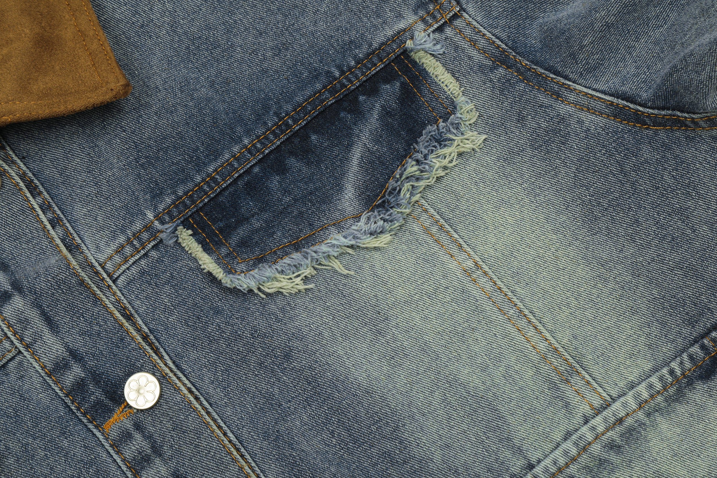 Giacca di jeans Patch Blend | Retro Patchwork