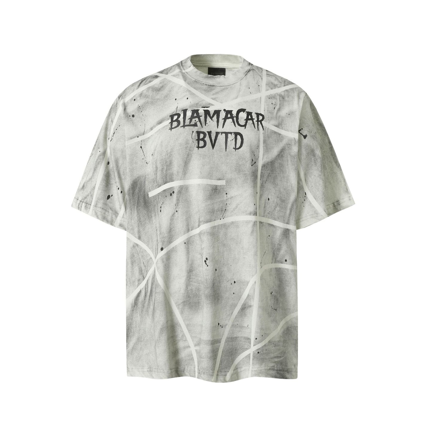 Marble Street Print | Distressed T-Shirt - Santo 