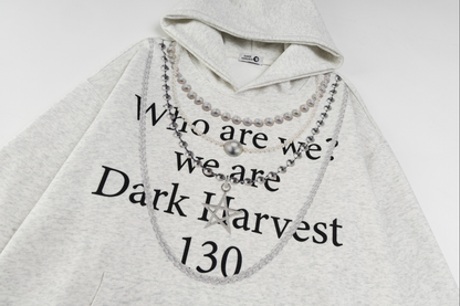 Chains Print | Graphic Hoodie - Santo 