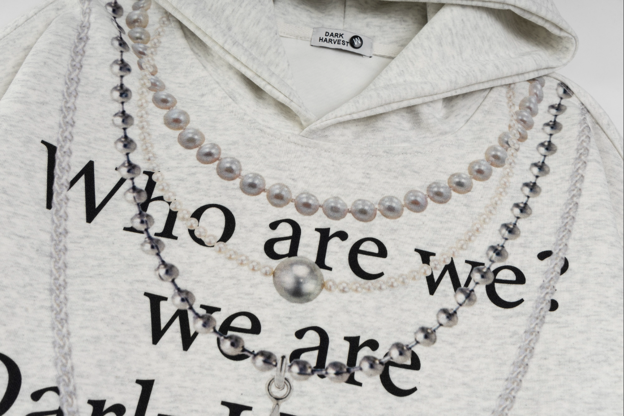 Chains Print | Graphic Hoodie - Santo 