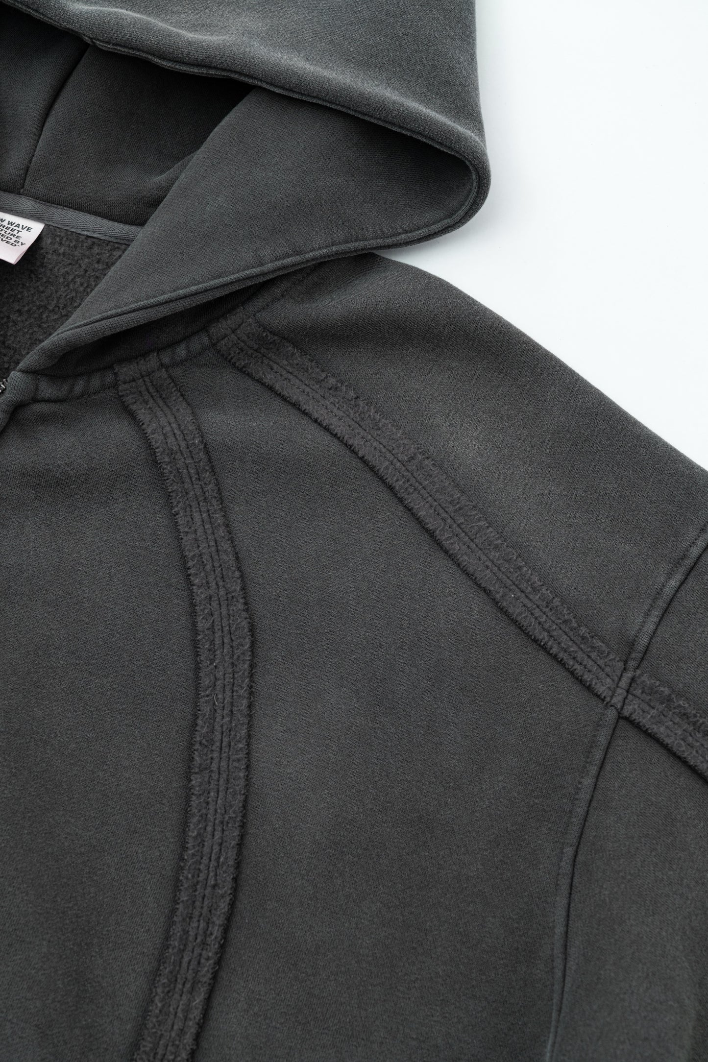 Structured Panel | Baggy Zip-Up Hoodie - Santo 