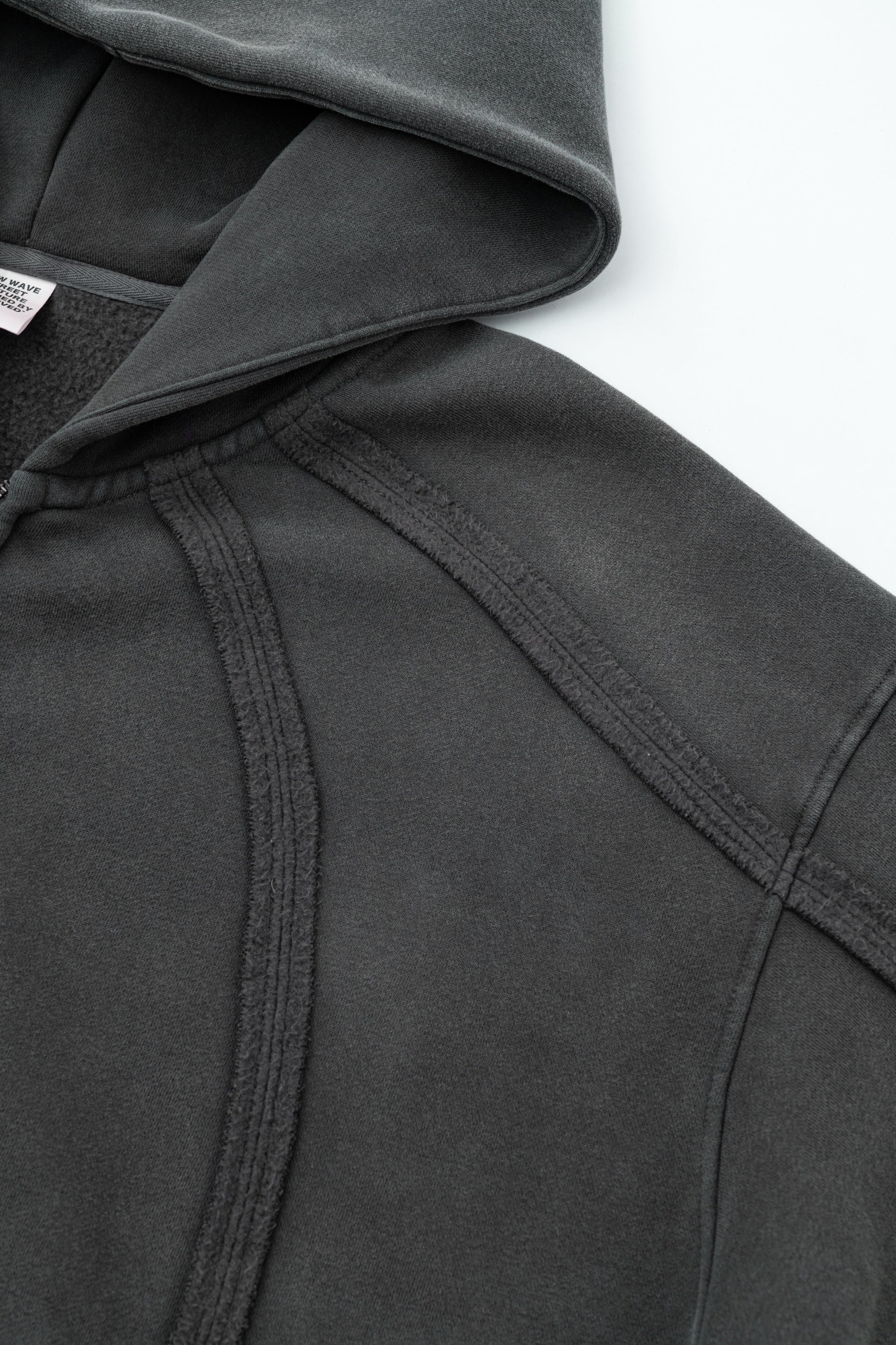 Structured Panel | Baggy Zip-Up Hoodie - Santo 